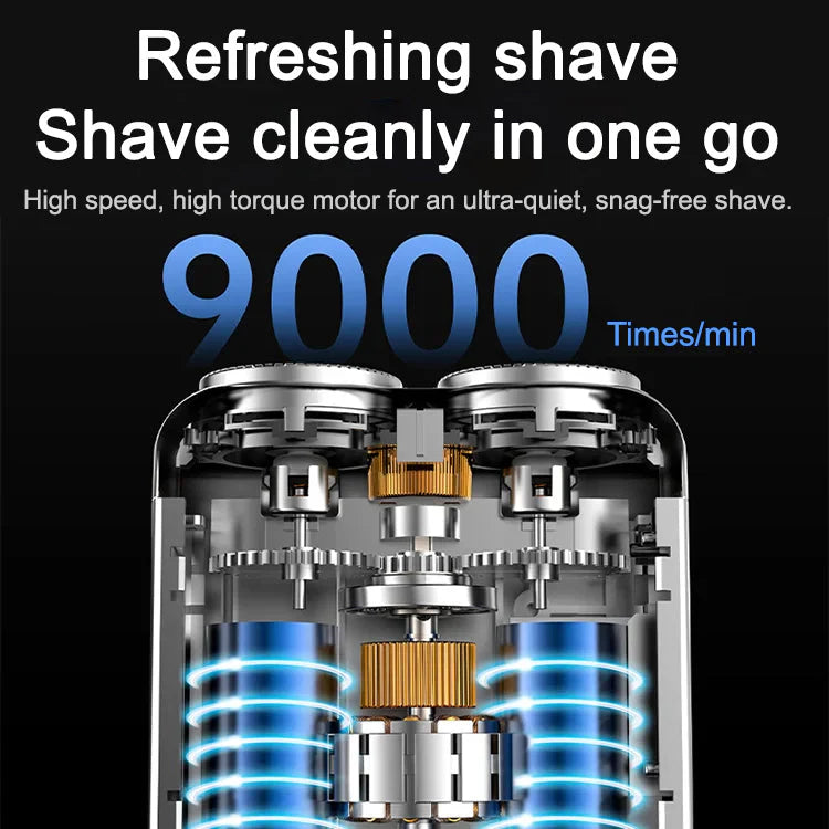 Double -head electric razor from razorus